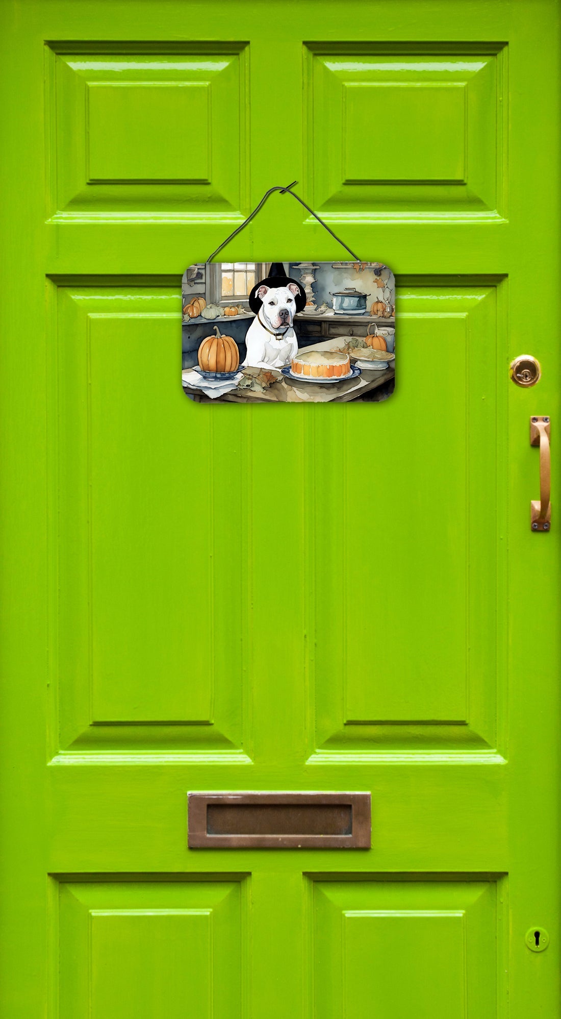 Pit Bull Terrier Fall Door Hanger