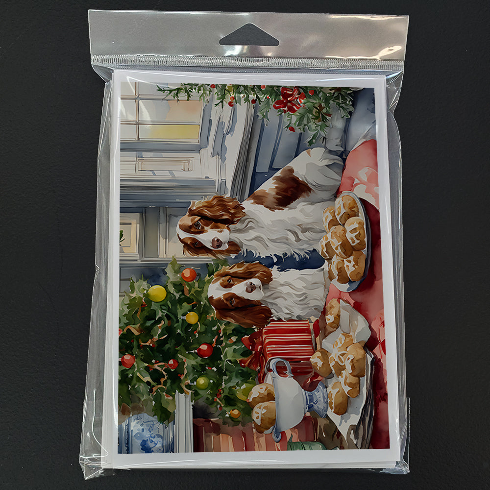 Welsh Springer Spaniel Christmas Greeting Cards Pack of 8